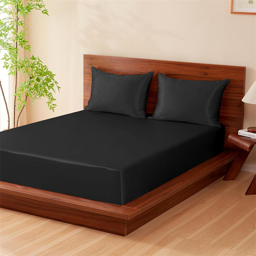 Silk Sheet Set - 부드러운 3종 세트 멀베리 실크 침구