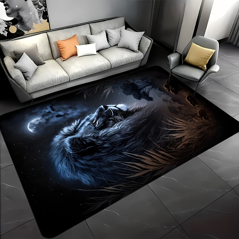 Home Textiles Designer - 별이 빛나는 밤 사자 바닥 매트