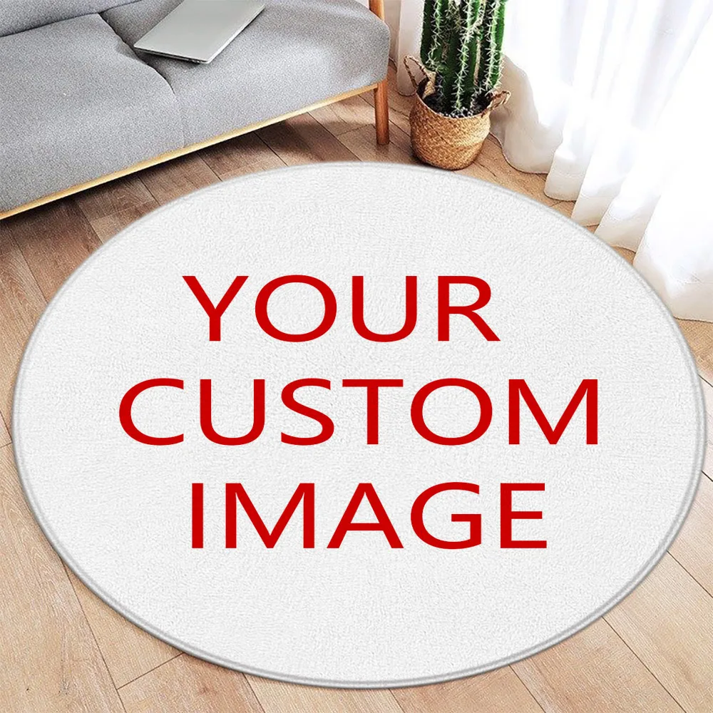 Home Textiles Rug - 맞춤 만화 동물 원형 러그 -