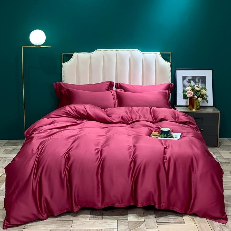 Silk Sheet Set - 유칼립투스 Lyocell 실크 냉각 이불 커버