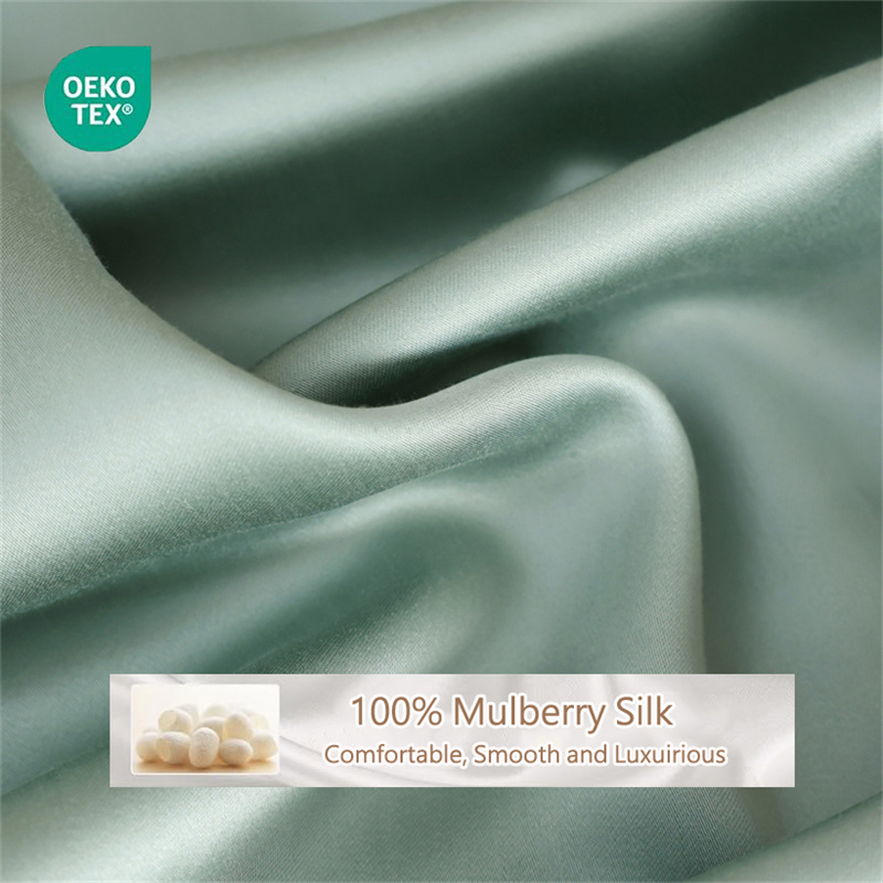 100% 멀베리 실크 피티드 침대 시트 (탄성 밴드 포 - Silk Sheet Set 리뷰 및 가격