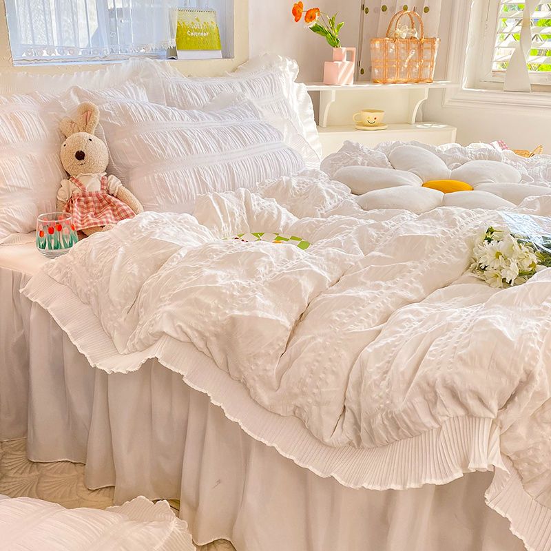 이불 커버 달콤한 공주 편안한 가정용 피부 친화적 인  - Home Fashion Textiles 리뷰 및 가격