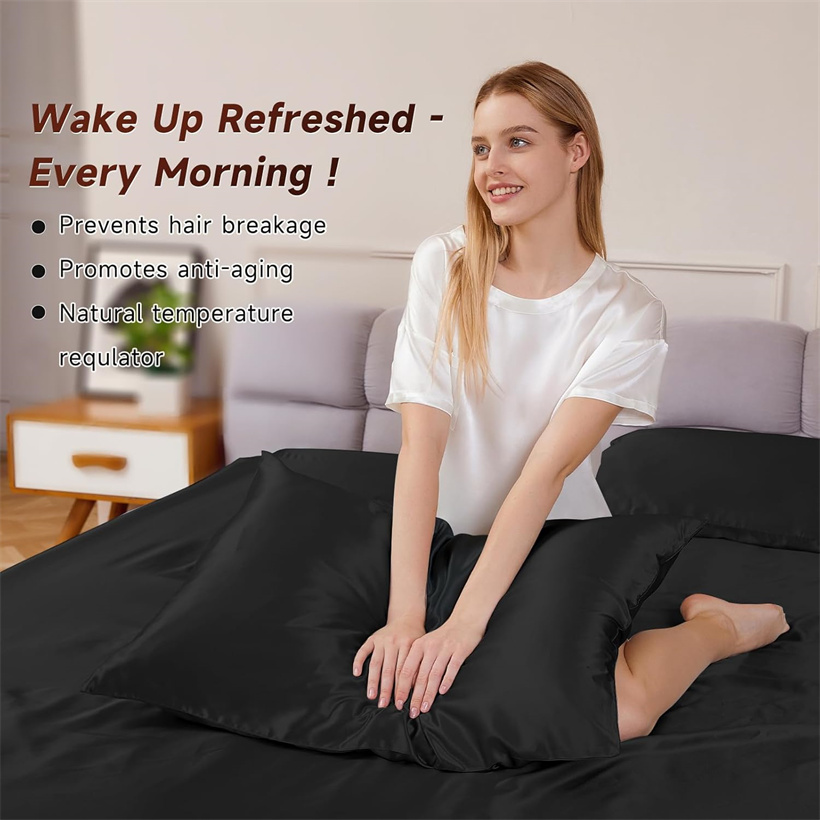 부드러운 3종 세트 멀베리 실크 침구 세트, 고급 1피 - Silk Sheet Set 리뷰 및 가격