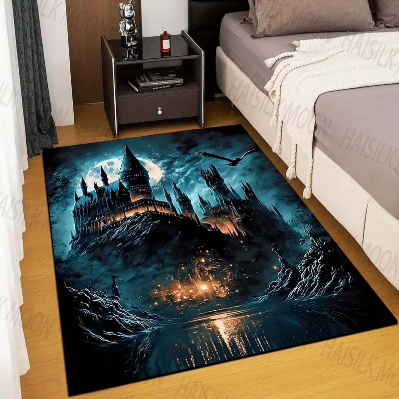 1PC 성 마술 학교 인쇄 깔개 카펫 거실 어린이 침실 - Home Textiles Rug 리뷰 및 가격