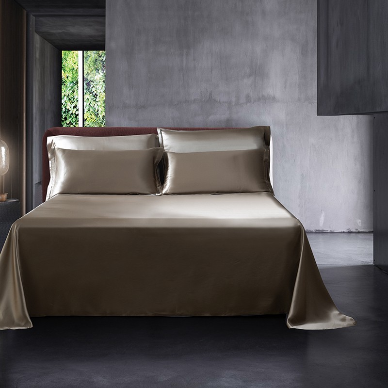 100% 뽕나무 실크 이불 커버 양면 22 Momme  - Silk Sheet Set 리뷰 및 가격