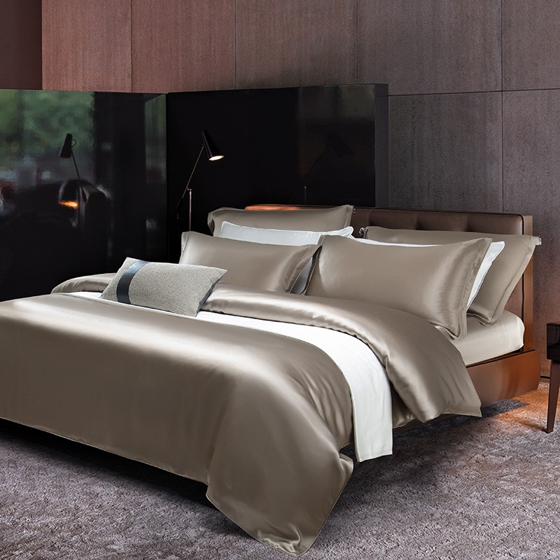 100% 뽕나무 실크 이불 커버 양면 22 Momme  - Silk Sheet Set 리뷰 및 가격