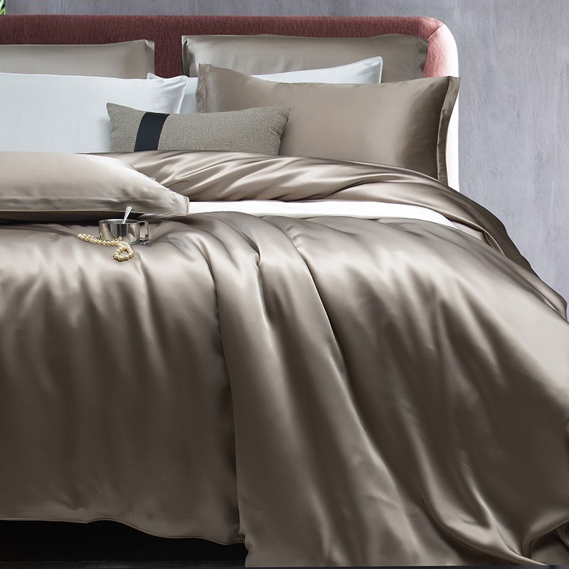 100% 뽕나무 실크 이불 커버 양면 22 Momme  - Silk Sheet Set 리뷰 및 가격