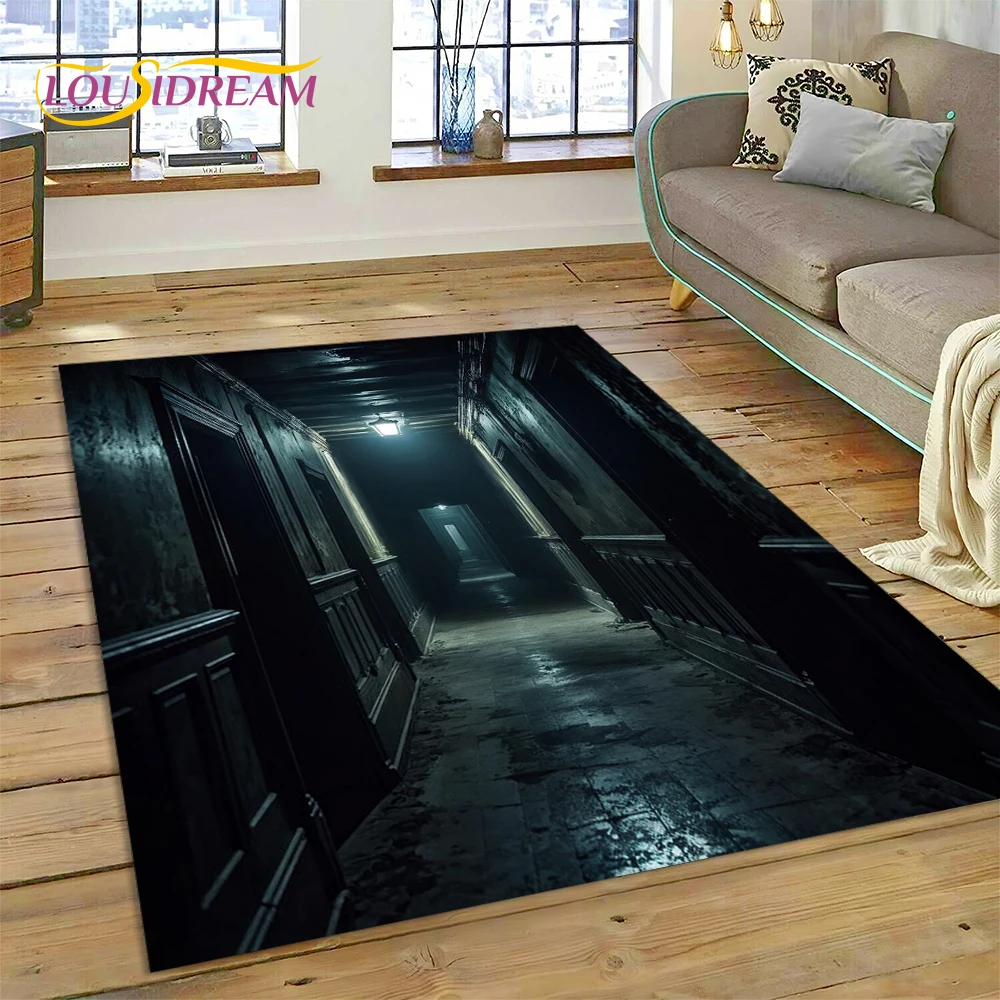 환상 신의 사원 문 게이트 카펫 러그 거실 침실 홈 소 - Home Textiles Rug 리뷰 및 가격