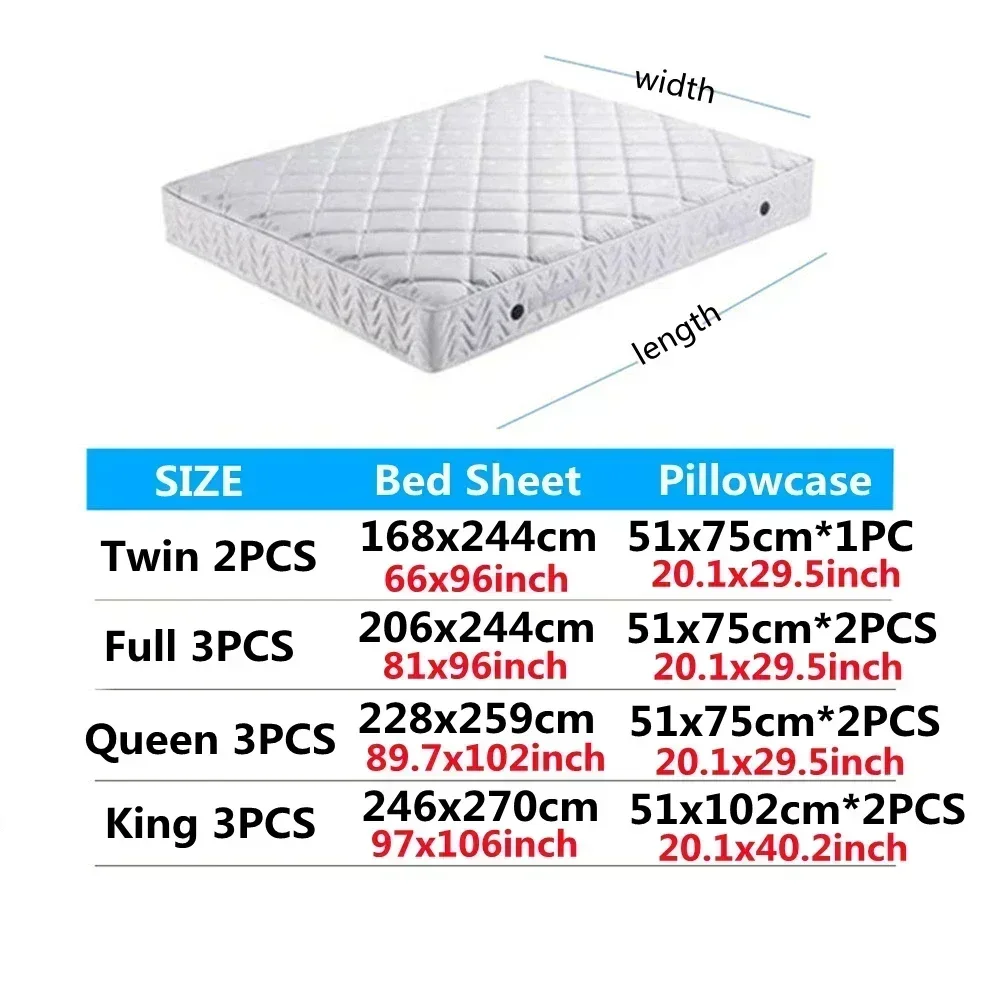 2/3PCS 고급 새틴 피티드 시트 세트 부드럽고 통기 - Silk Sheet Set 리뷰 및 가격