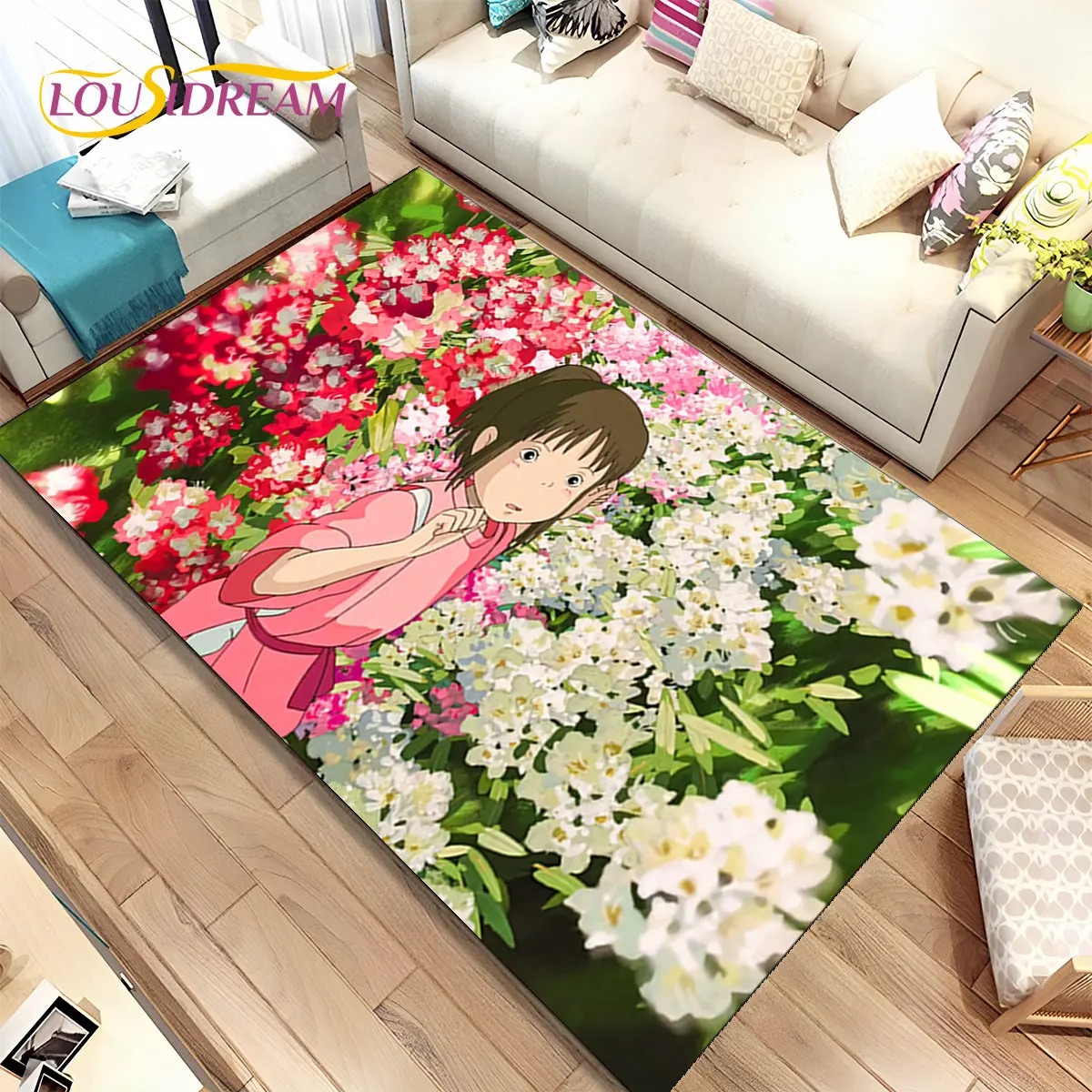 스피릿 어웨이 만화 애니메이션 지역 러그, 거실 침실  - Home Textiles Rug 리뷰 및 가격