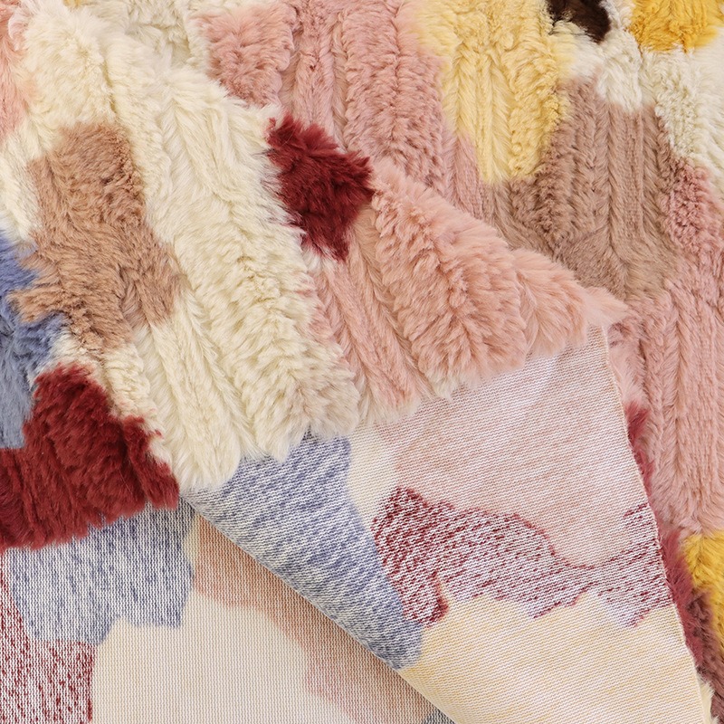 자카드 토끼털 브러시드 원단, 의류, 홈 텍스타일, 베 - Home Textiles Designer 리뷰 및 가격