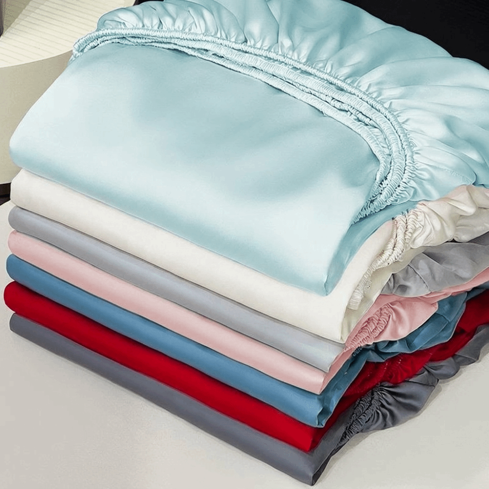 통기성 아이스 실크 쿨링 피티드 시트 부드럽고 매끄러운 - Silk Sheet Set 리뷰 및 가격
