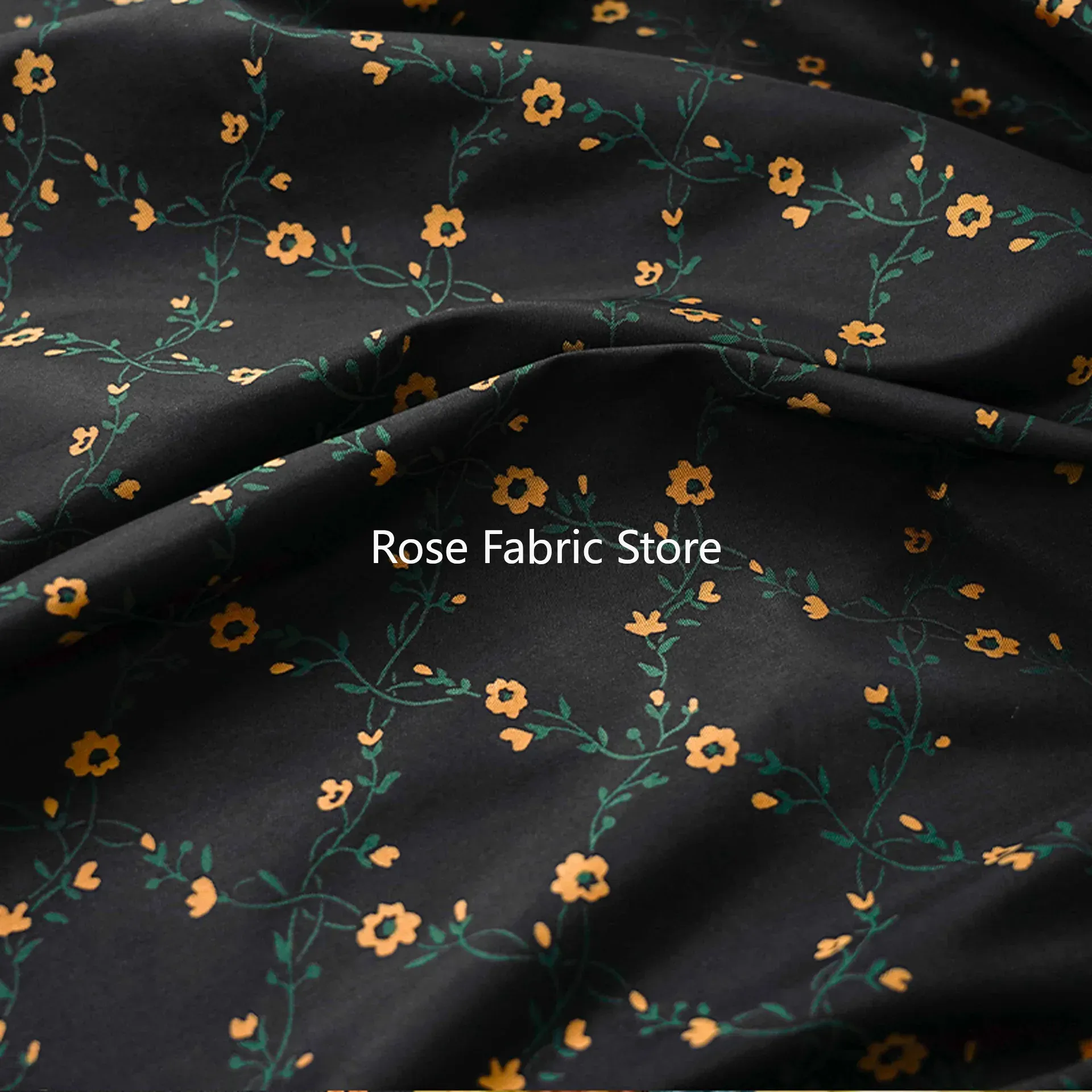 1미터 소형 꽃무늬 얀 염색 자카드 원단 패션 여성 드 - Home Fashion Textiles 리뷰 및 가격