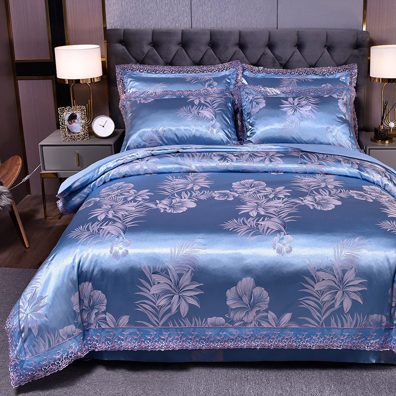 유럽 ​​스타일 자카드 침구 세트 홈 Comeforta - Silk Sheet Set 리뷰 및 가격